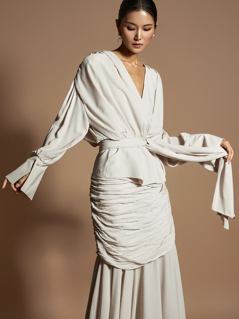 B3133 Blouse with Strap