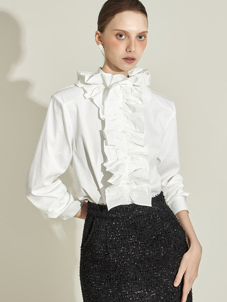 B3145 Frill Blouse