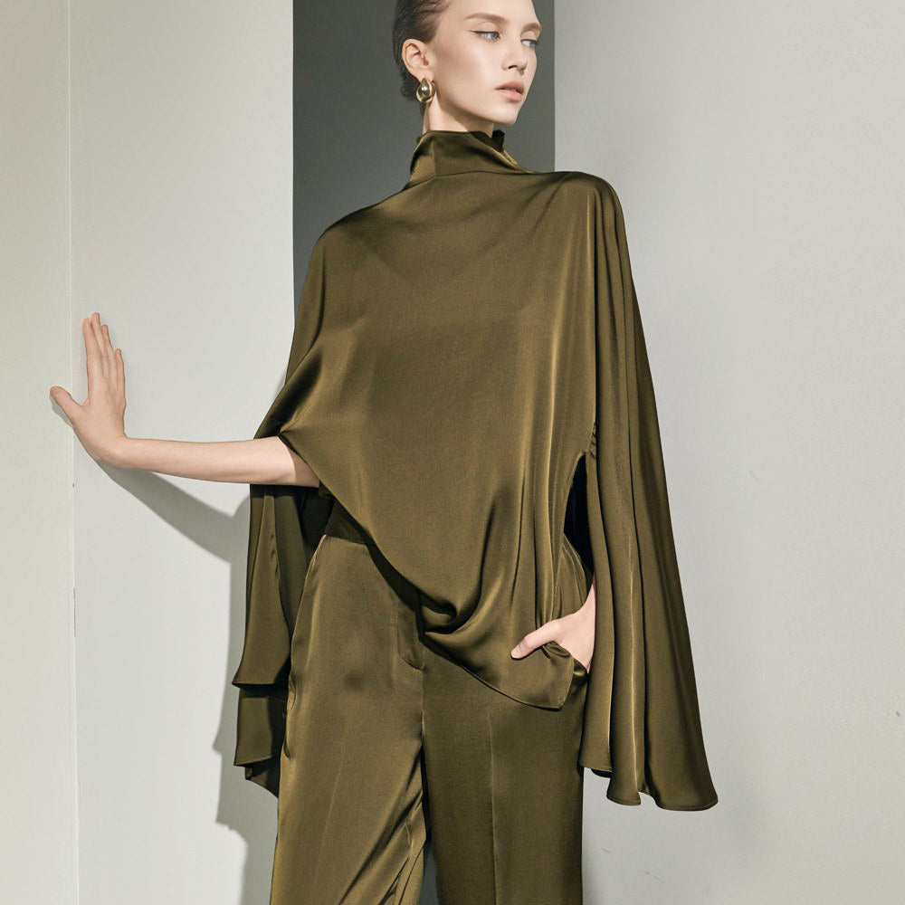 B9190 Cape Blouse