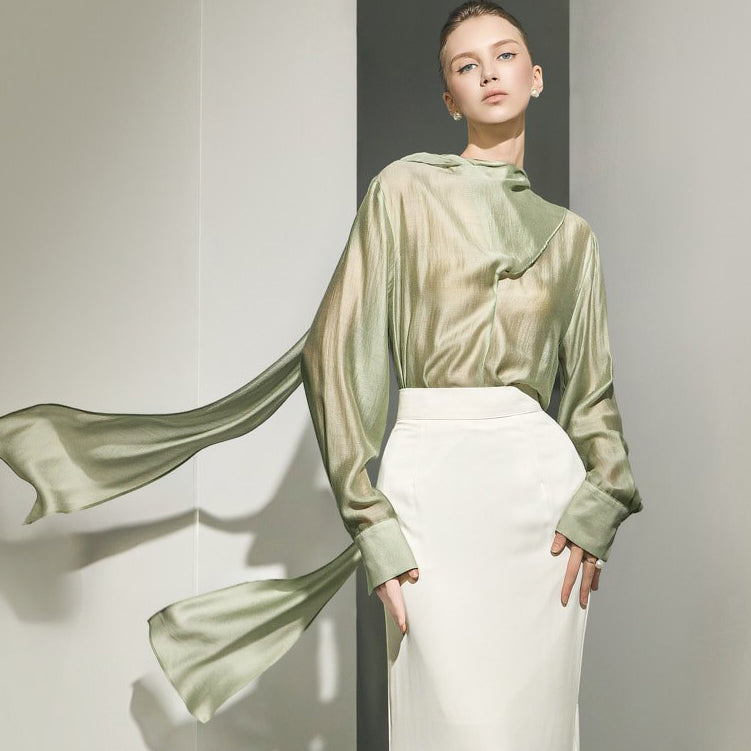B9209 Sheer Blouse