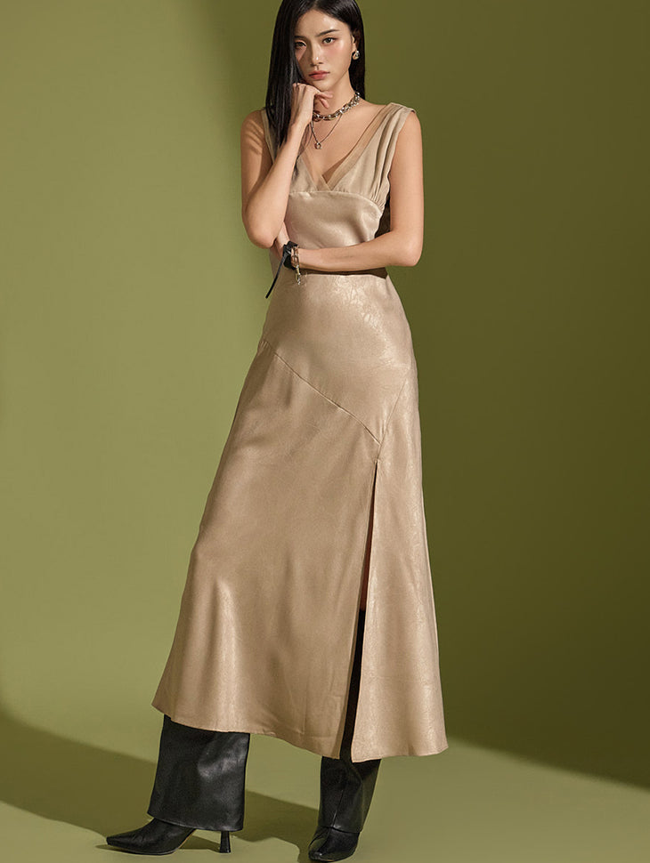 D5080 Satin Dress