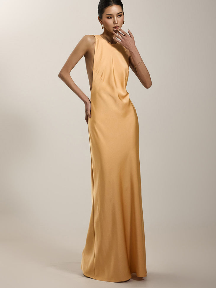 D5196 Satin Dress