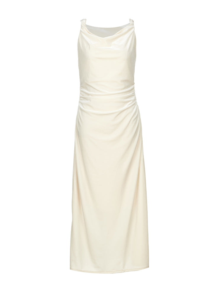 D5404 Slim Velvet Dress