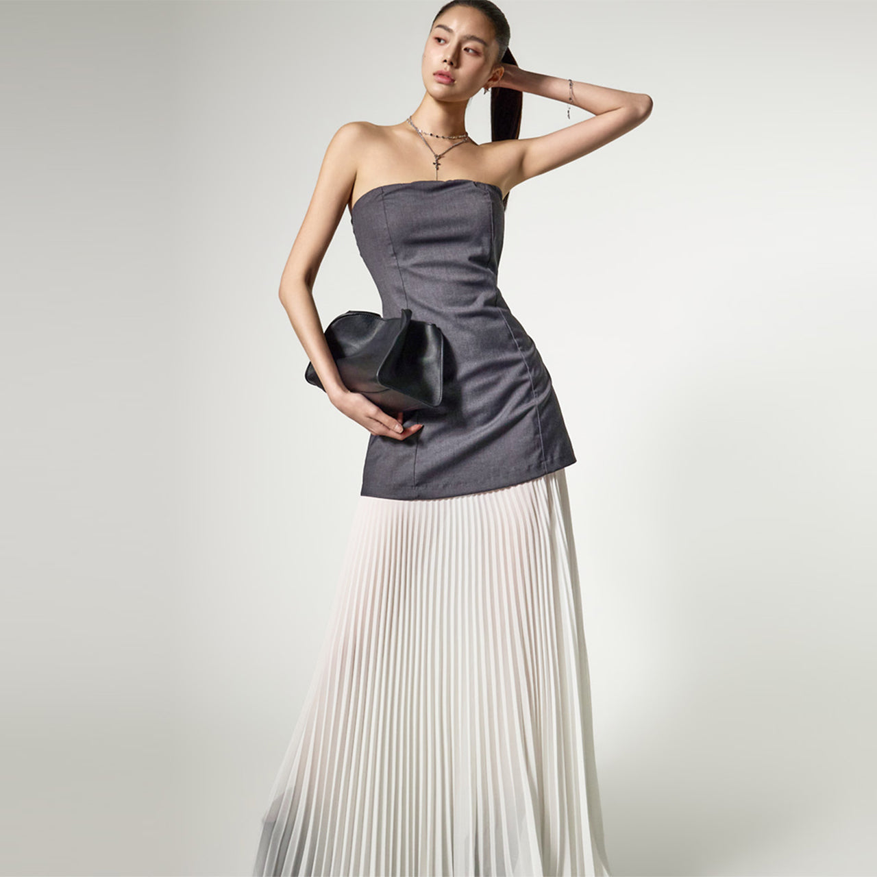 D5495 Pleated Dress