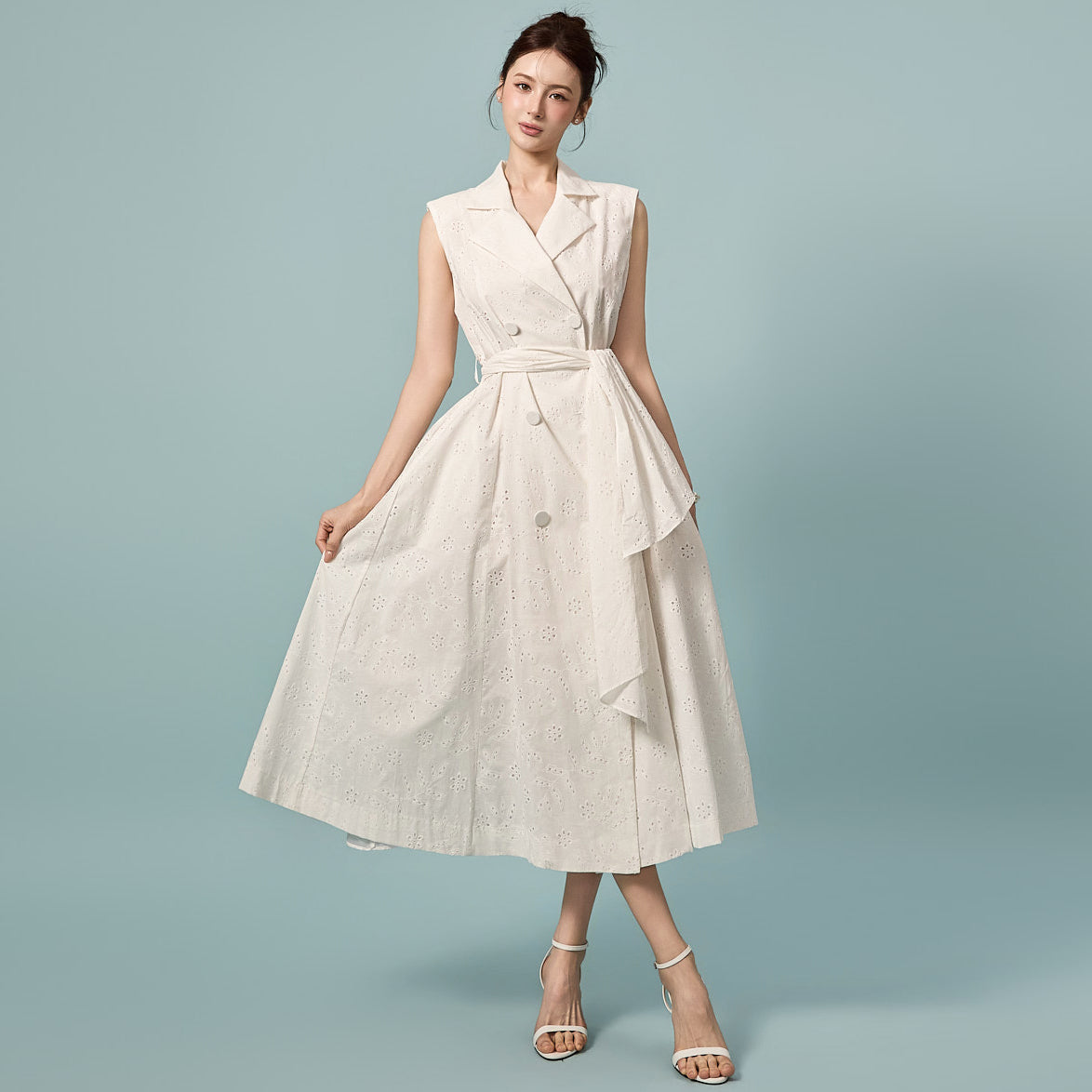 D5599 Belted Dress