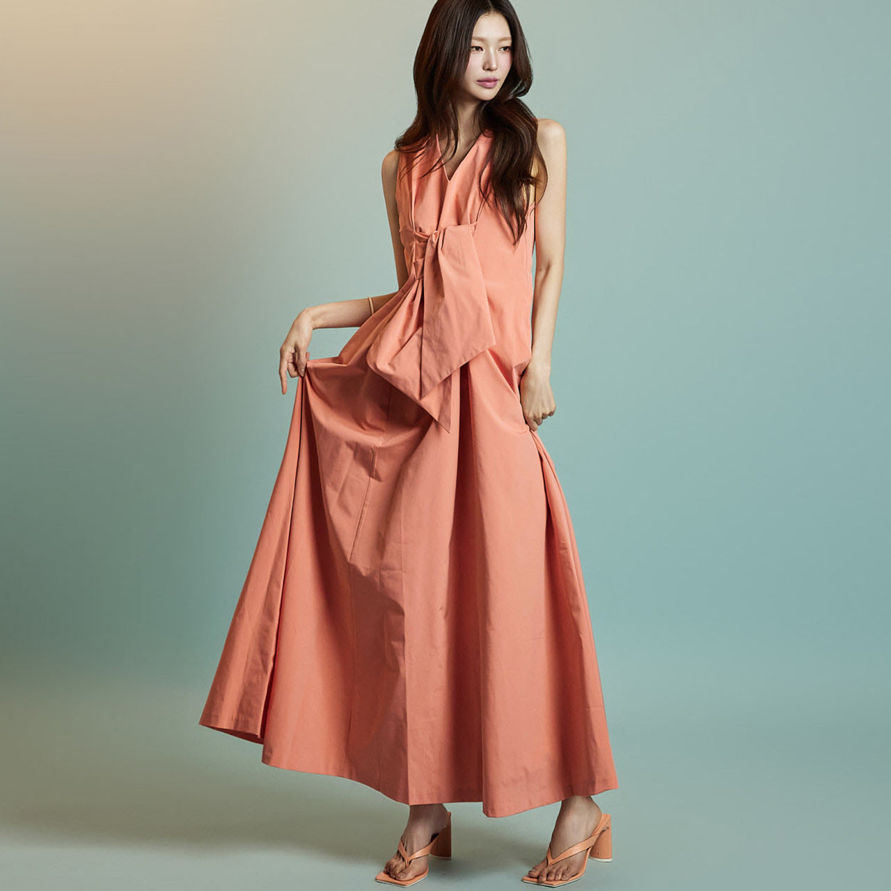 D9488 Dress with Strap