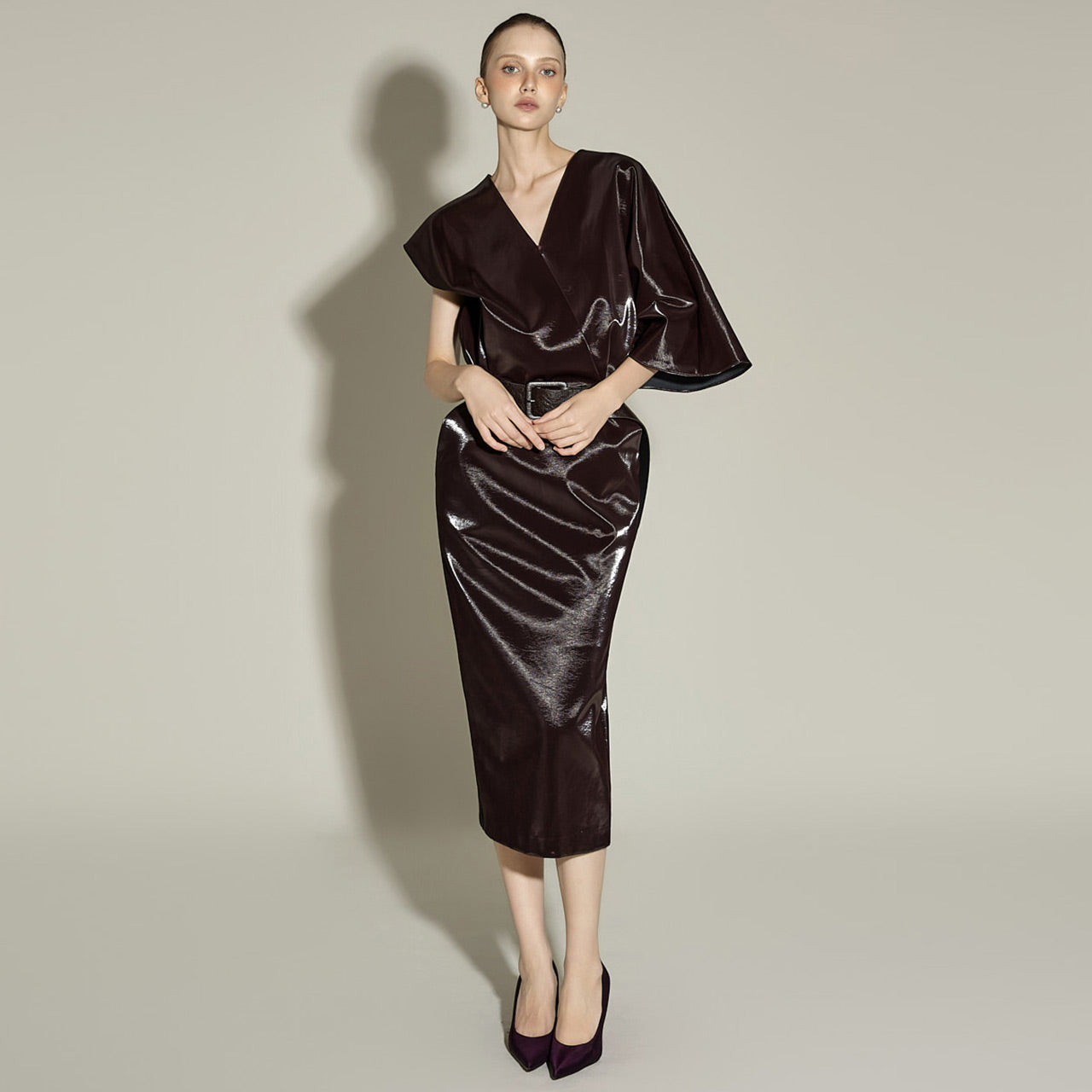 D9564 Dress with Belt