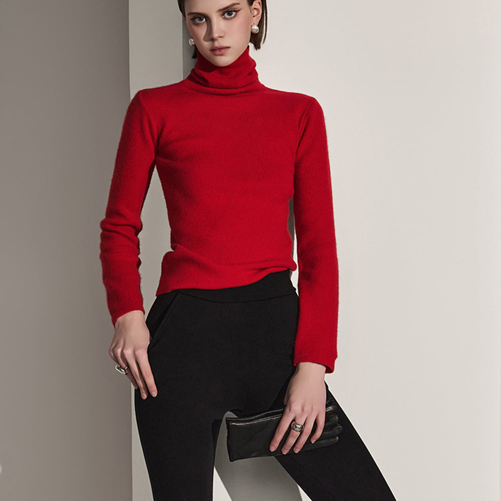 E3230 Turtle-Neck Wool Knit