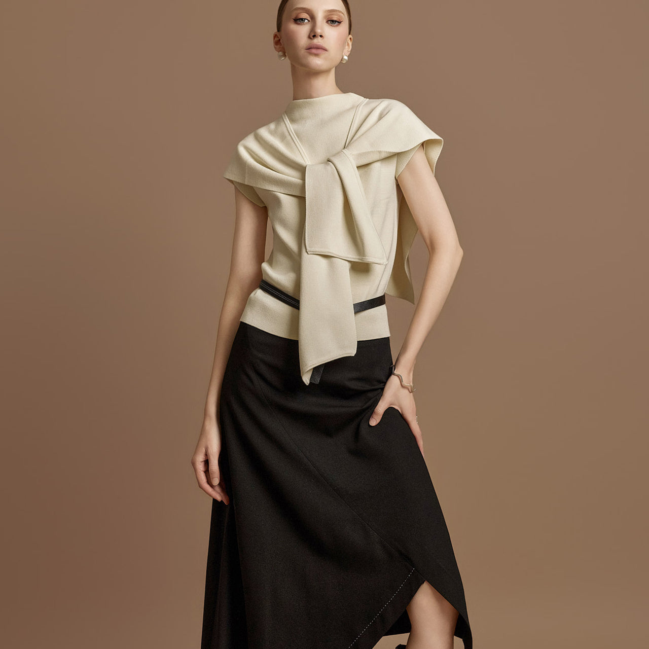 E3952 Knit with Shawl