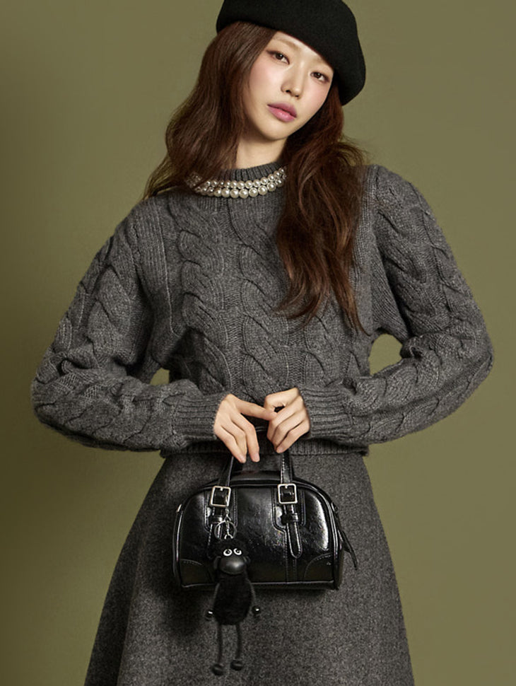 E4025 Pearl Wool Knit
