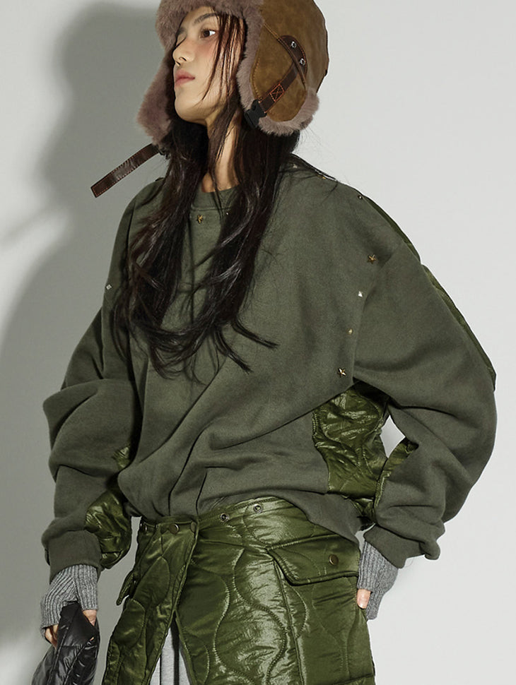 E4052 Quilted Fleece Sweatshirts