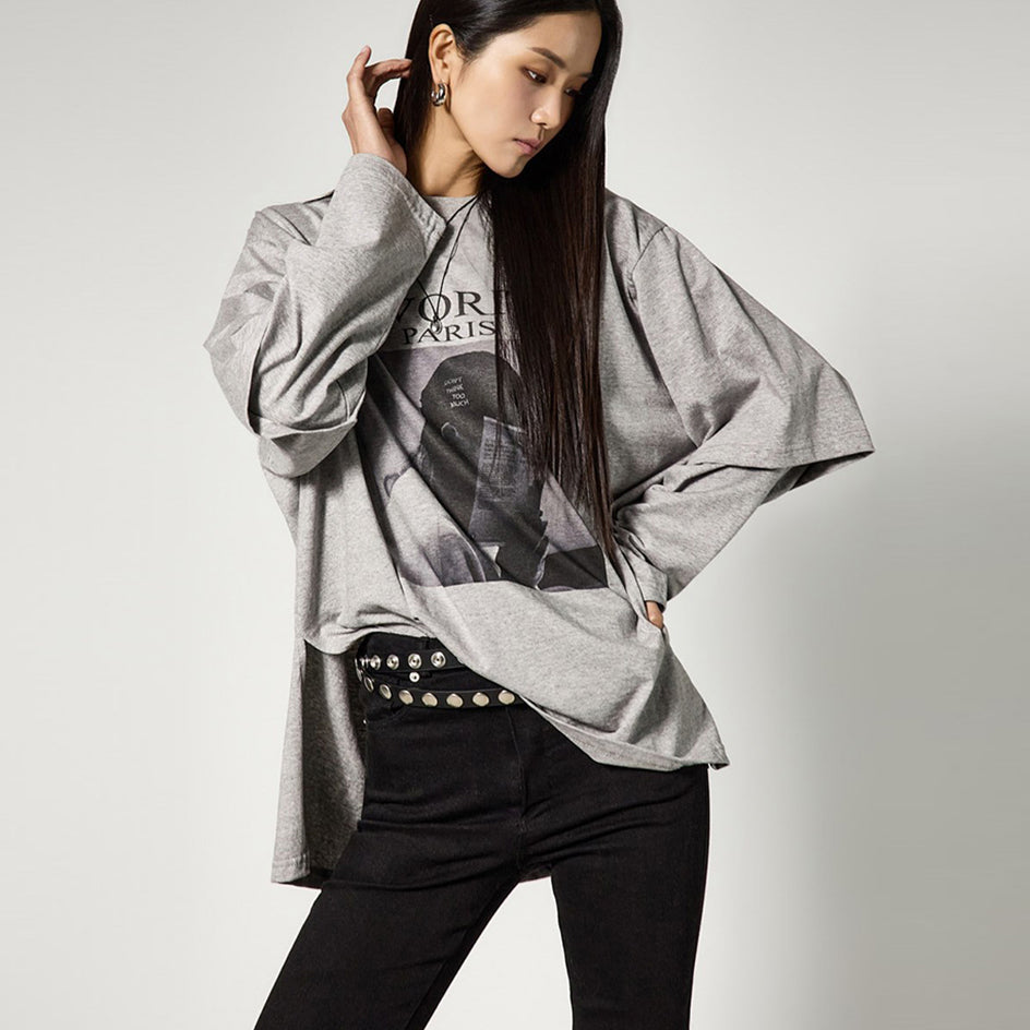 E4146 Layered Print Top