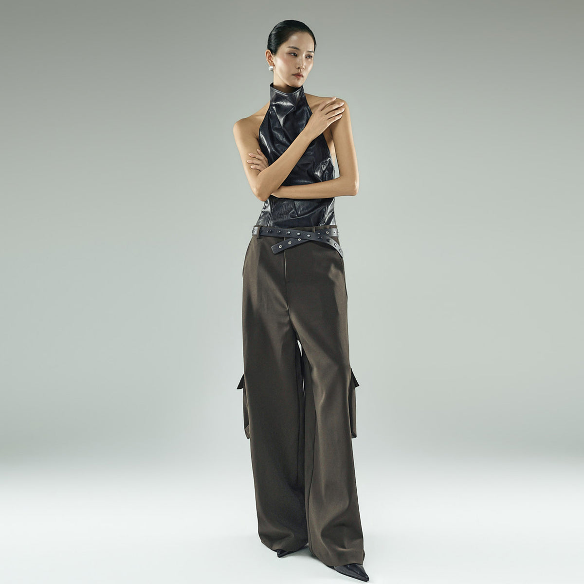 P3943 Side Flap Slacks