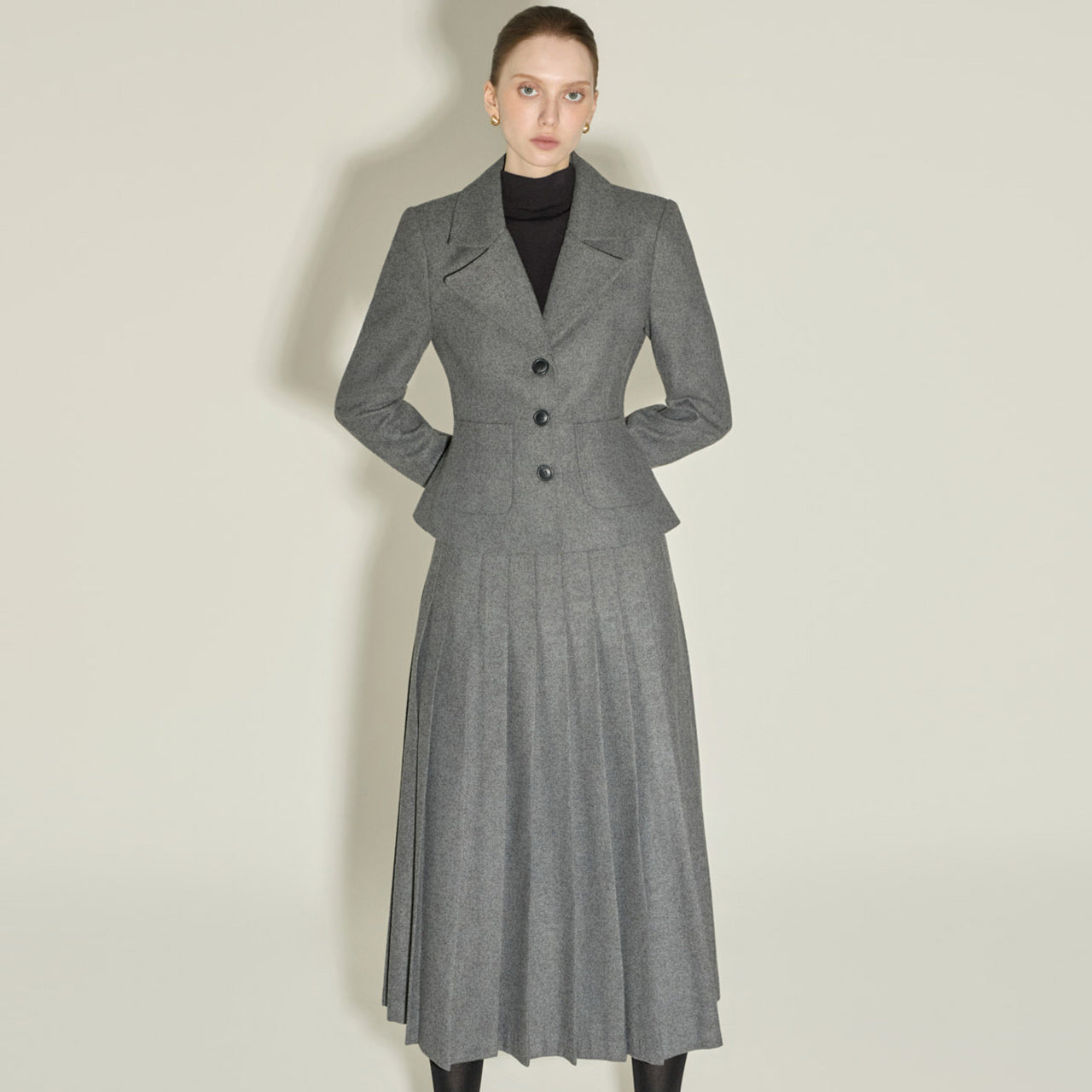 J1679 人字纹夹克