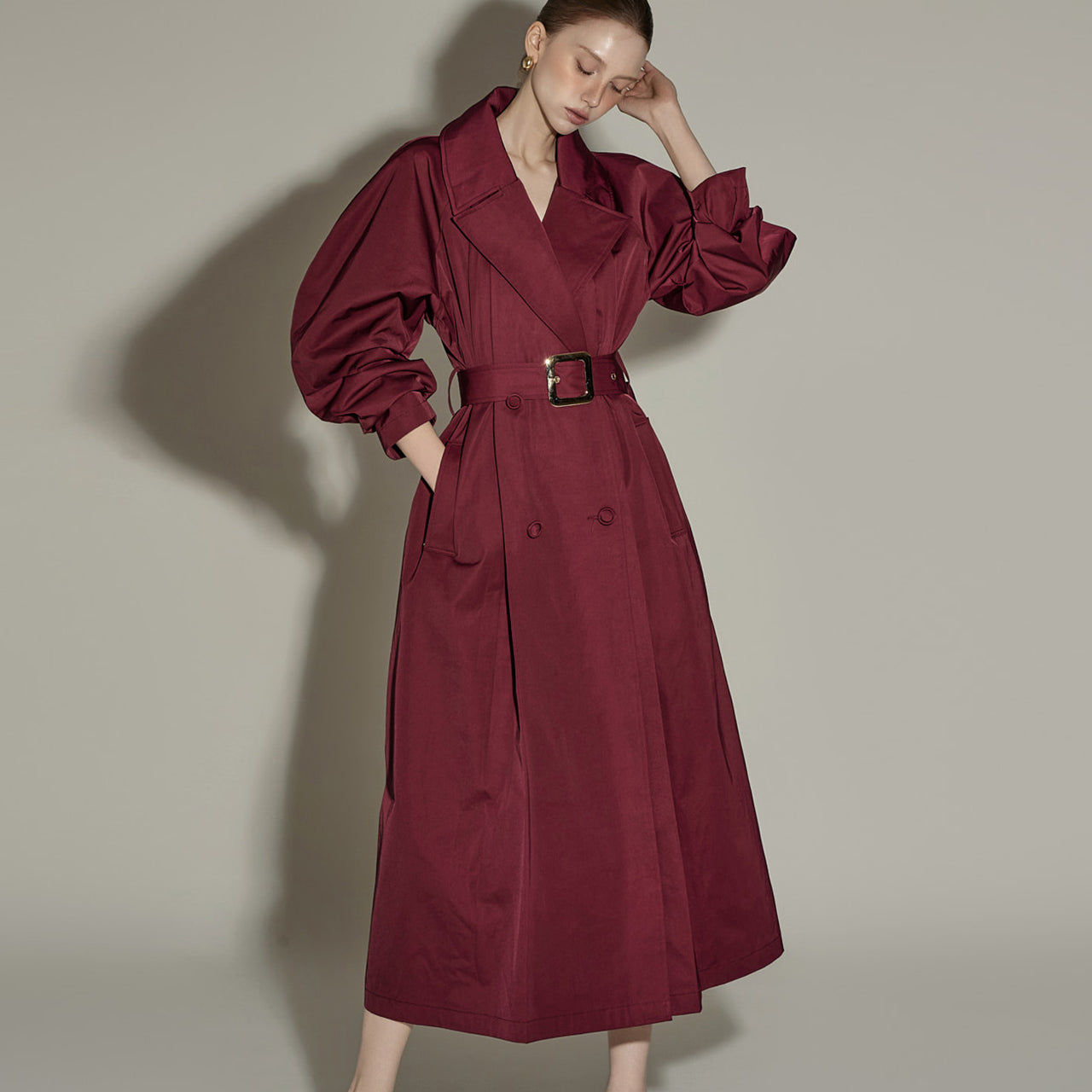 J2631 Trench Coat with Belt