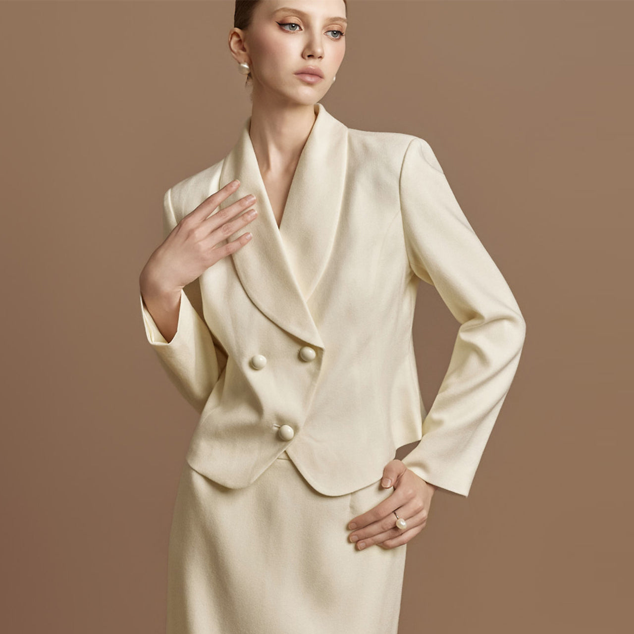 J2829 Collar Wool Jacket