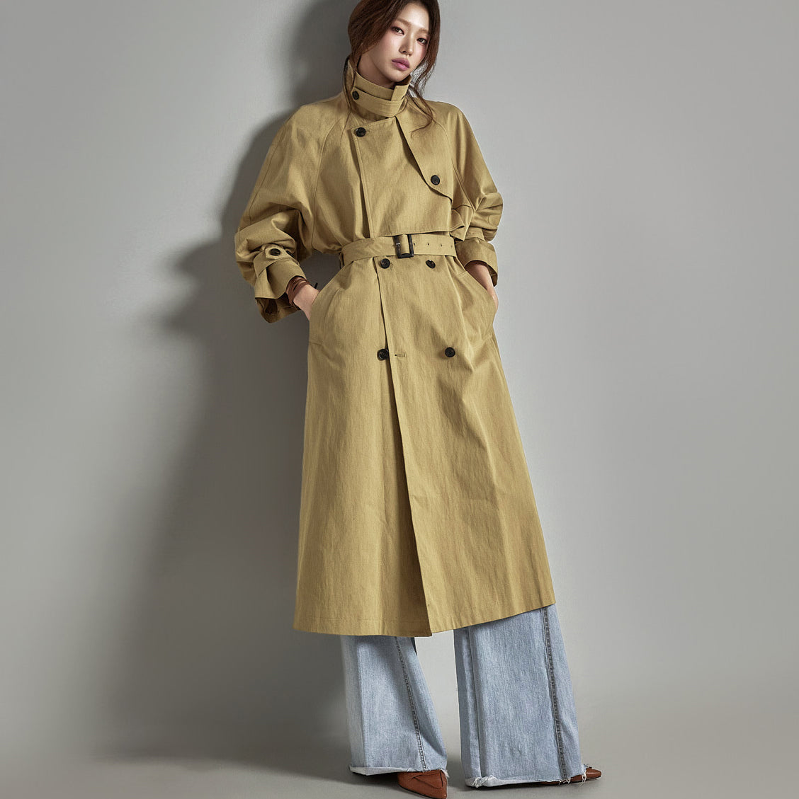J2858 Trench Coat with Belt