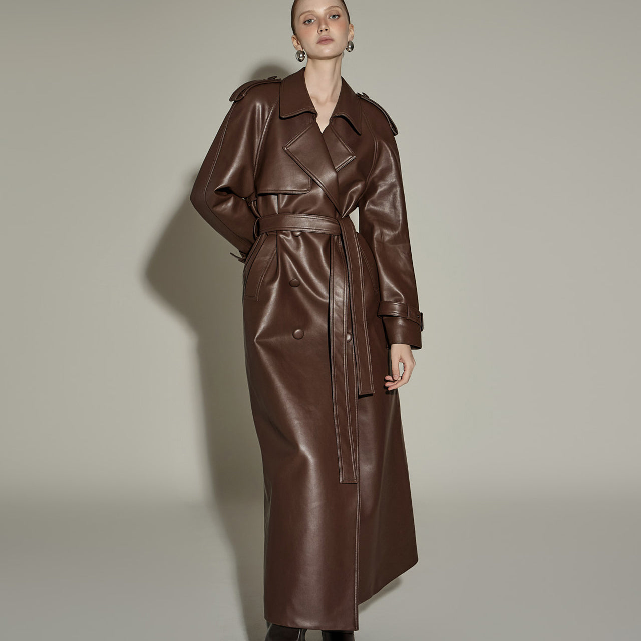 J2885 Trench Coat with Belt