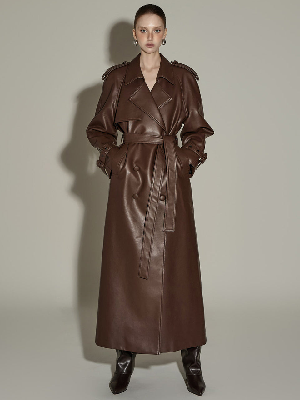 J2885 Trench Coat with Belt