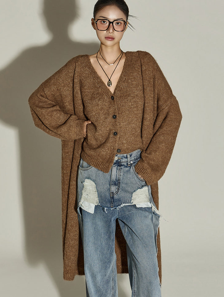 J2888 Cardigan with Vest Set