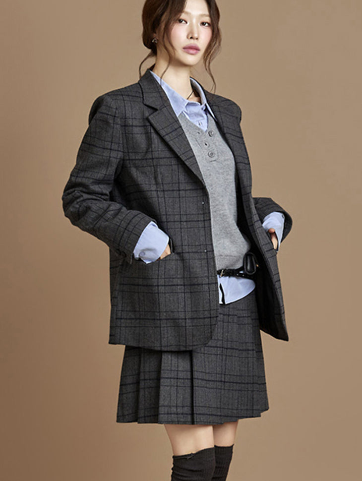 J2904 Check Jacket