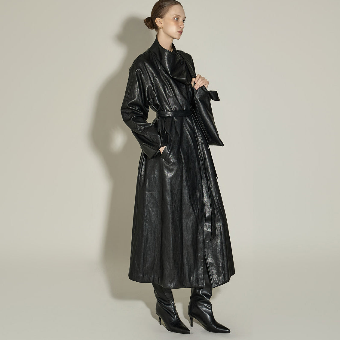 J2912 Coat with Belt Set