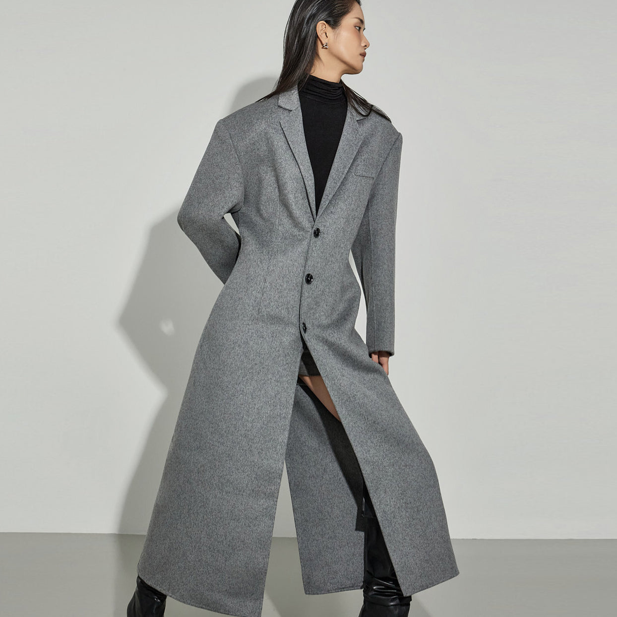 J2953 Handmade Wool Coat