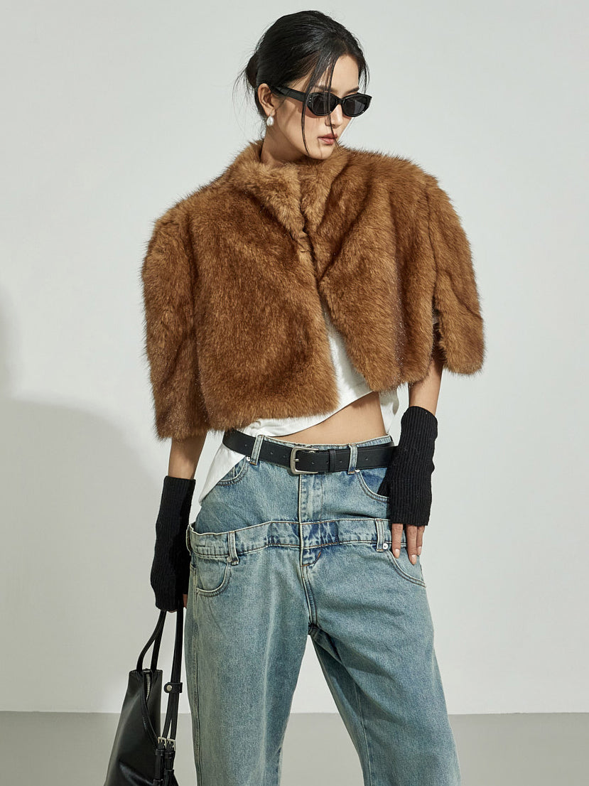 J2984 Fur Cape