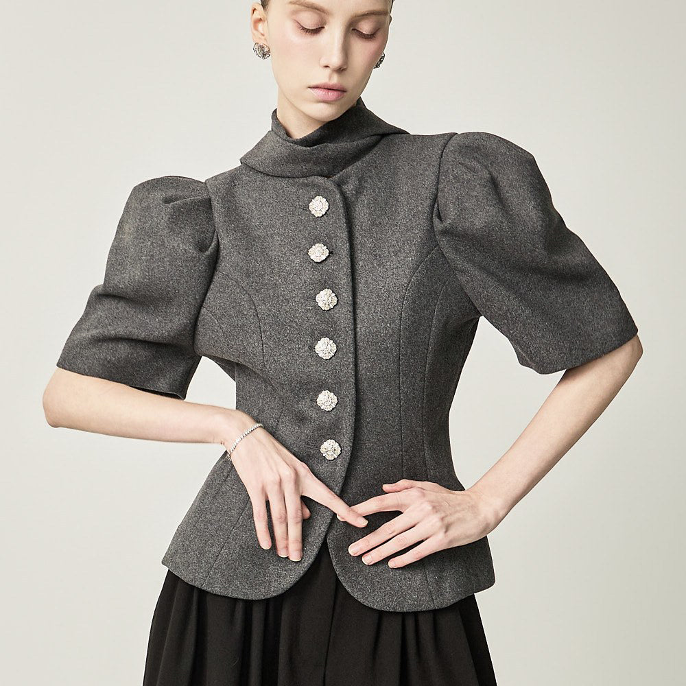 J3312 Wool Puff Jacket