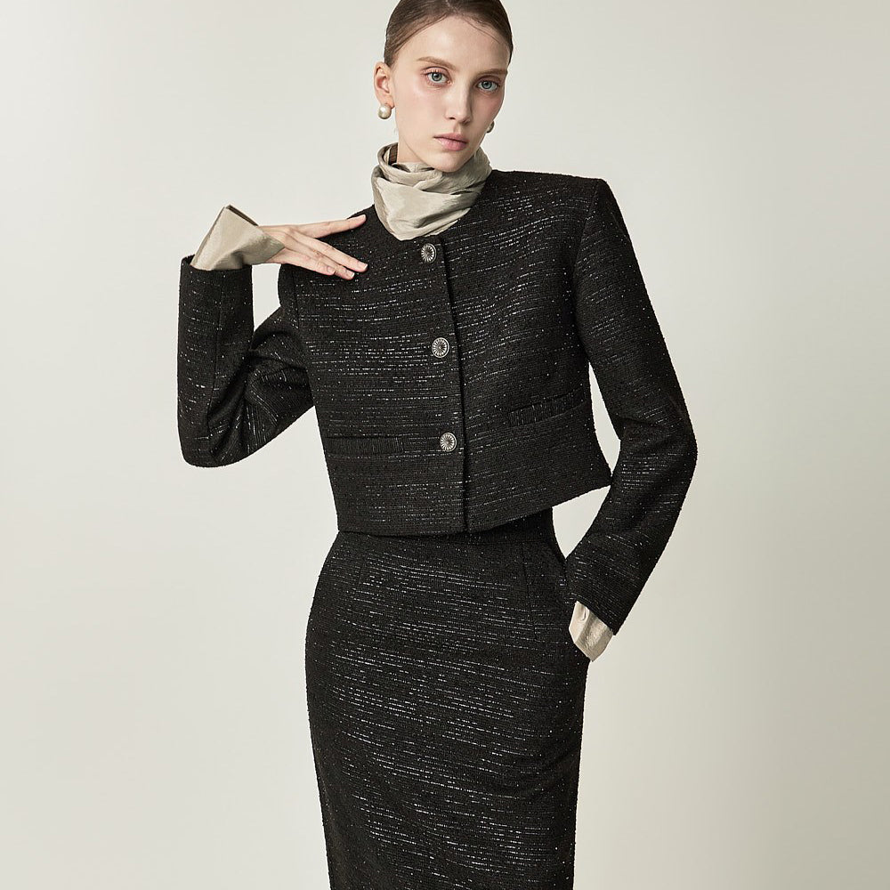 J3313 ツイードジャケット