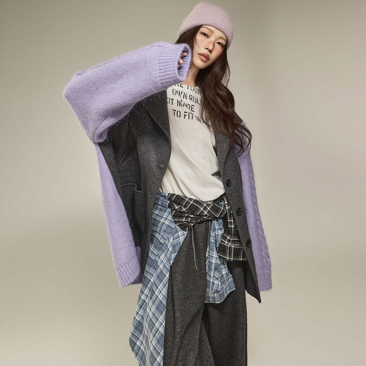 J3319 Handmade Wool Coat