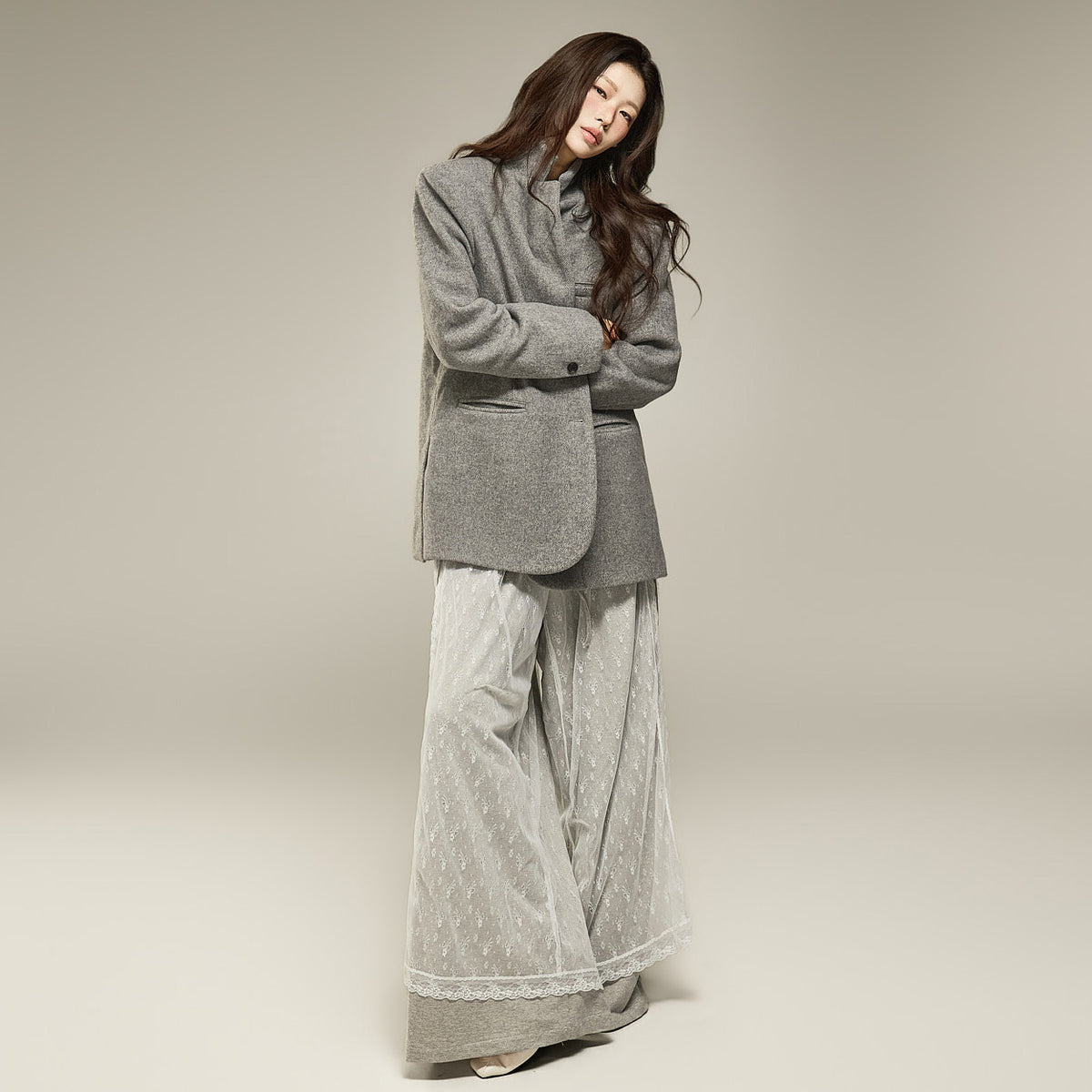 J3342 Wool Single Jacket