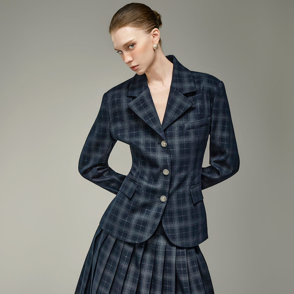 J3349 Check Jacket