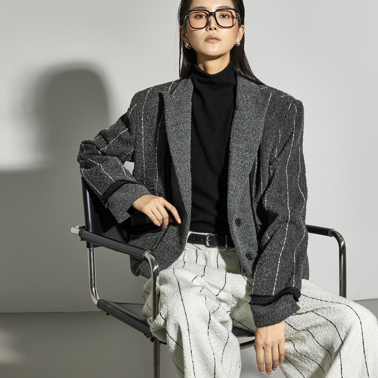 J9346 Striped Jacket