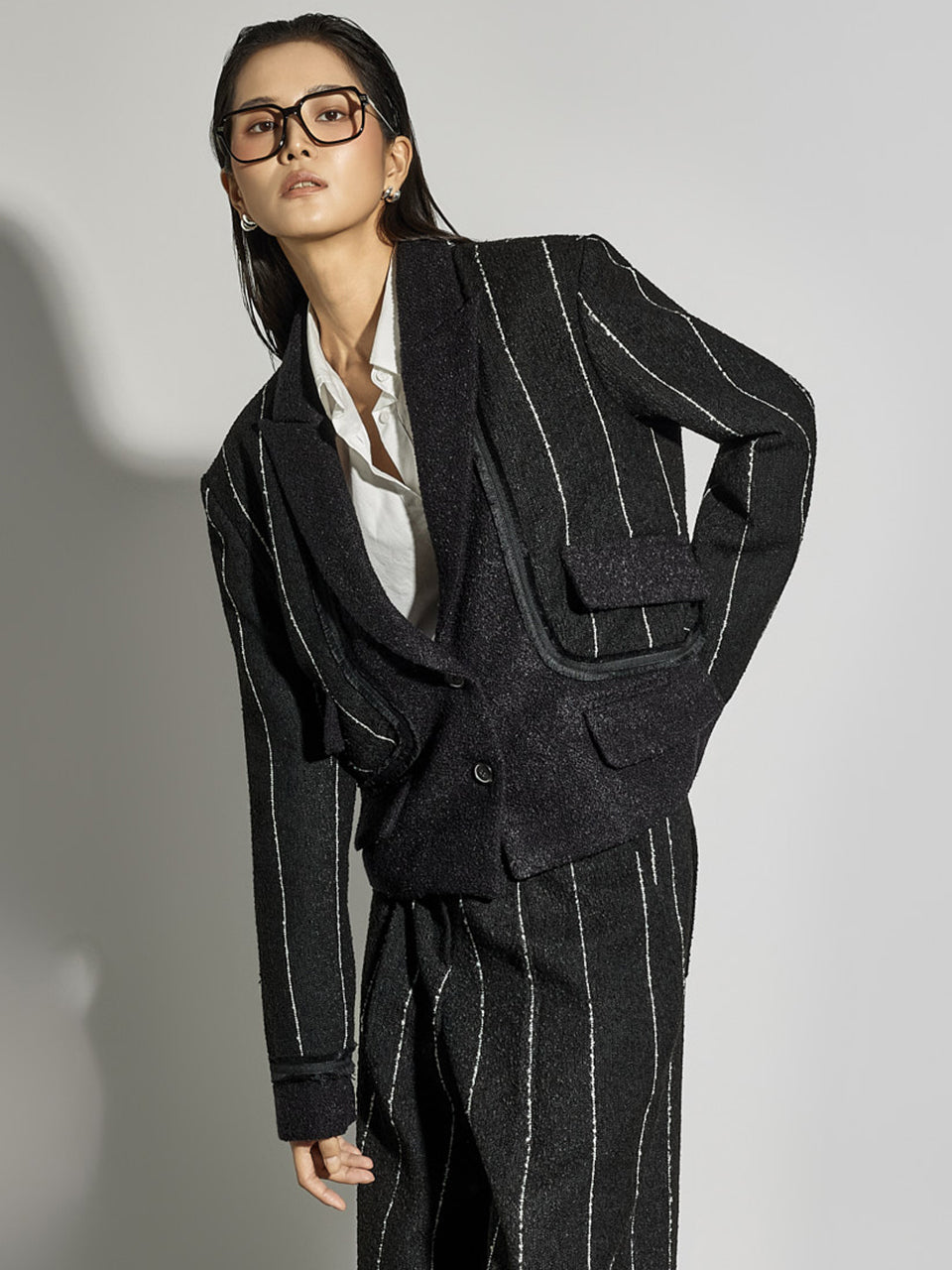 J9346 Striped Jacket