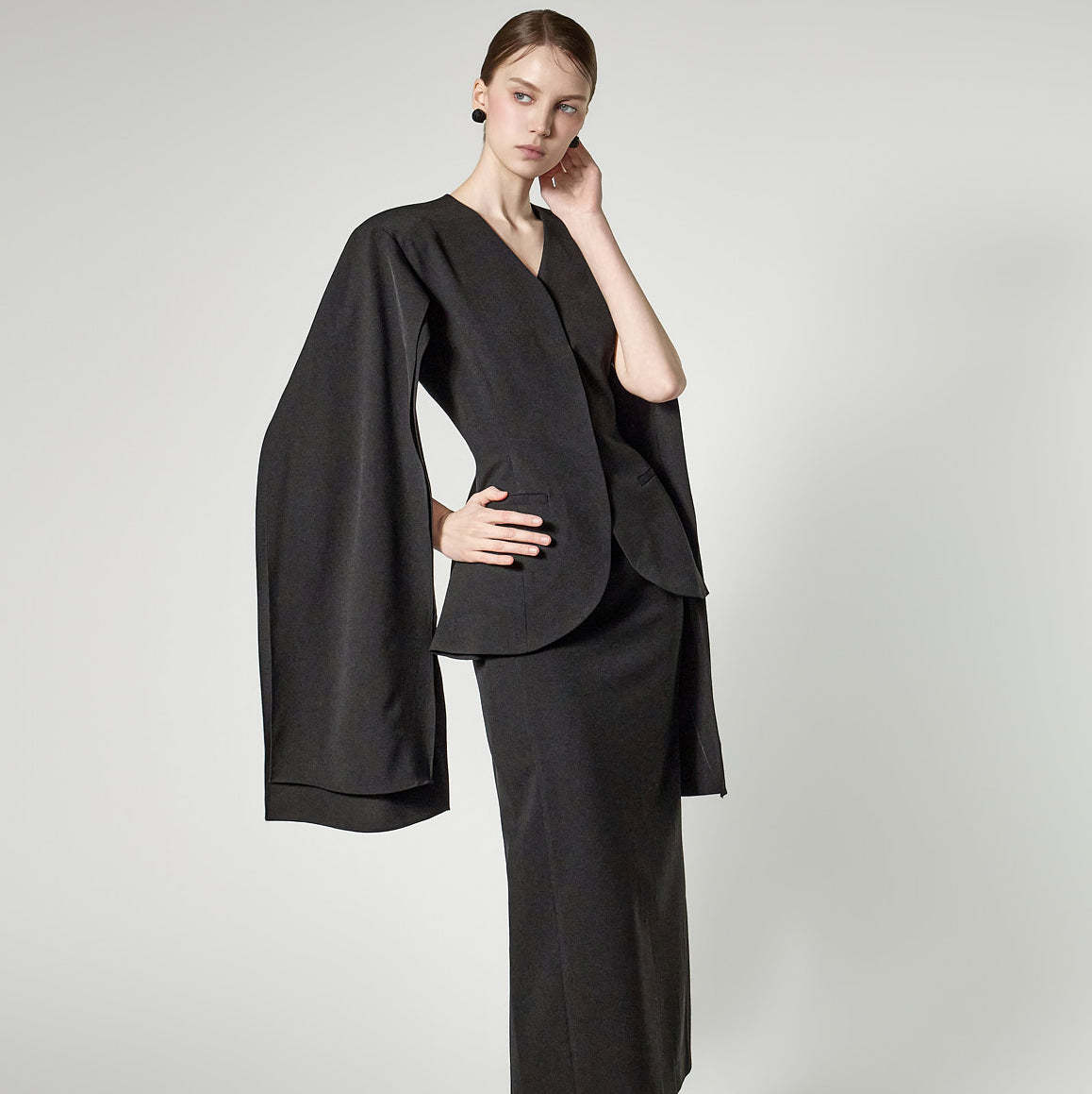 J9369 Cape Slim Jacket