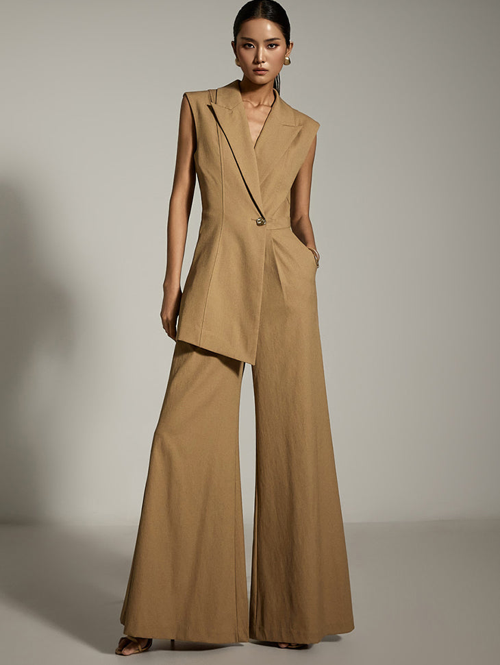 JS9023 Sleeveless Jump Suit