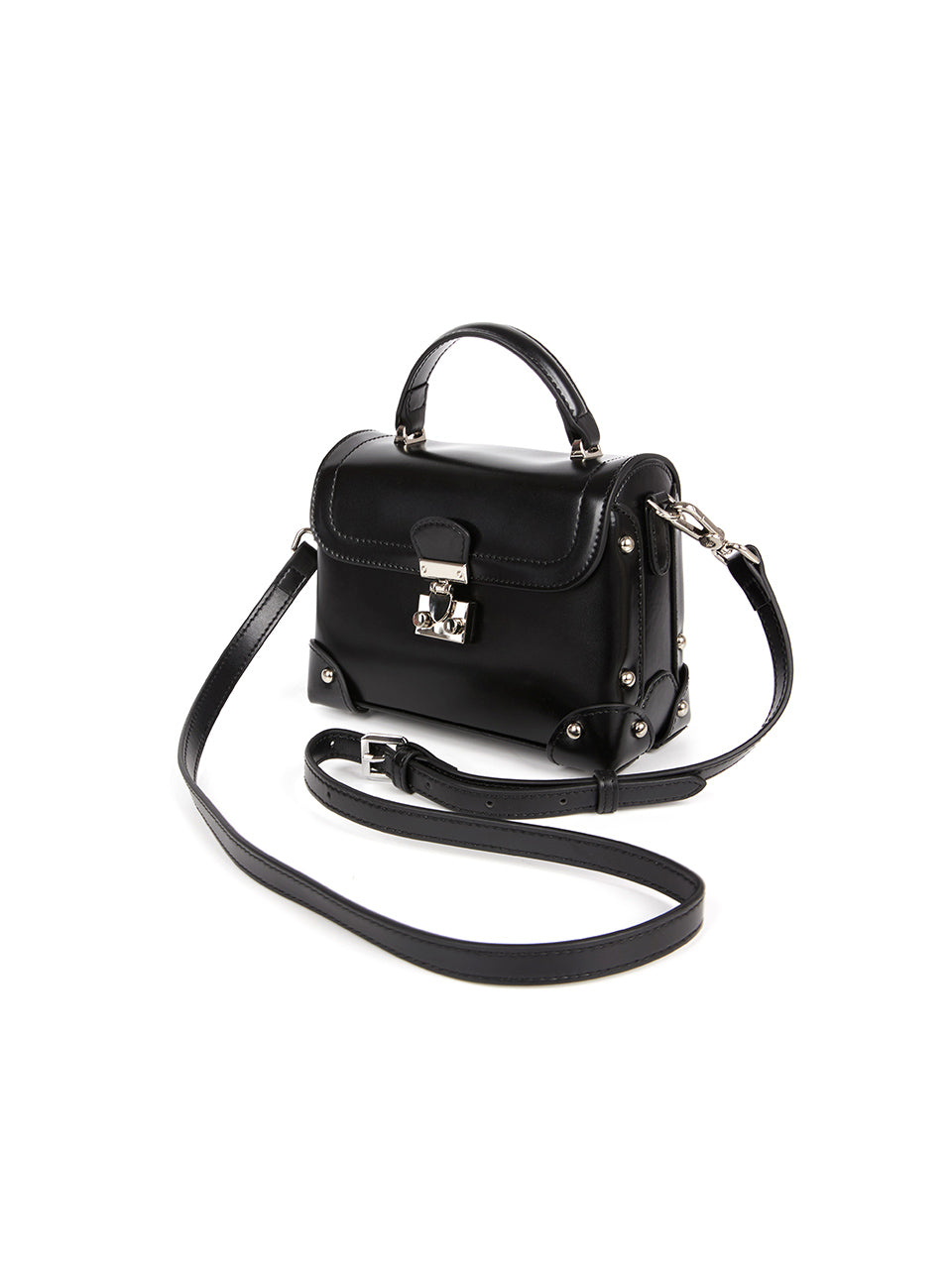 A-1551 Leather Satchel Bag (Cross strap Set)