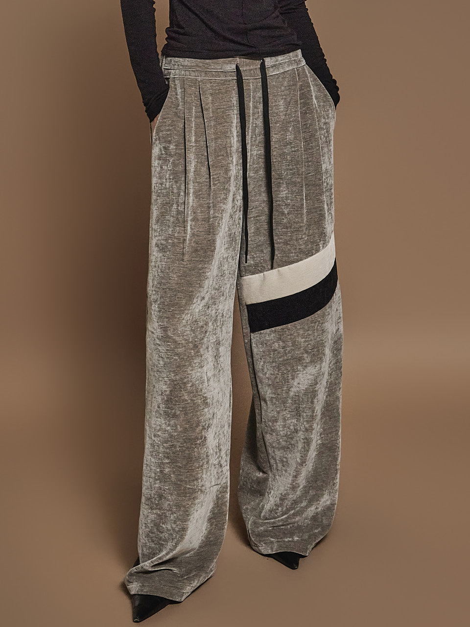 P3302 Color Contrasting sweat Pants