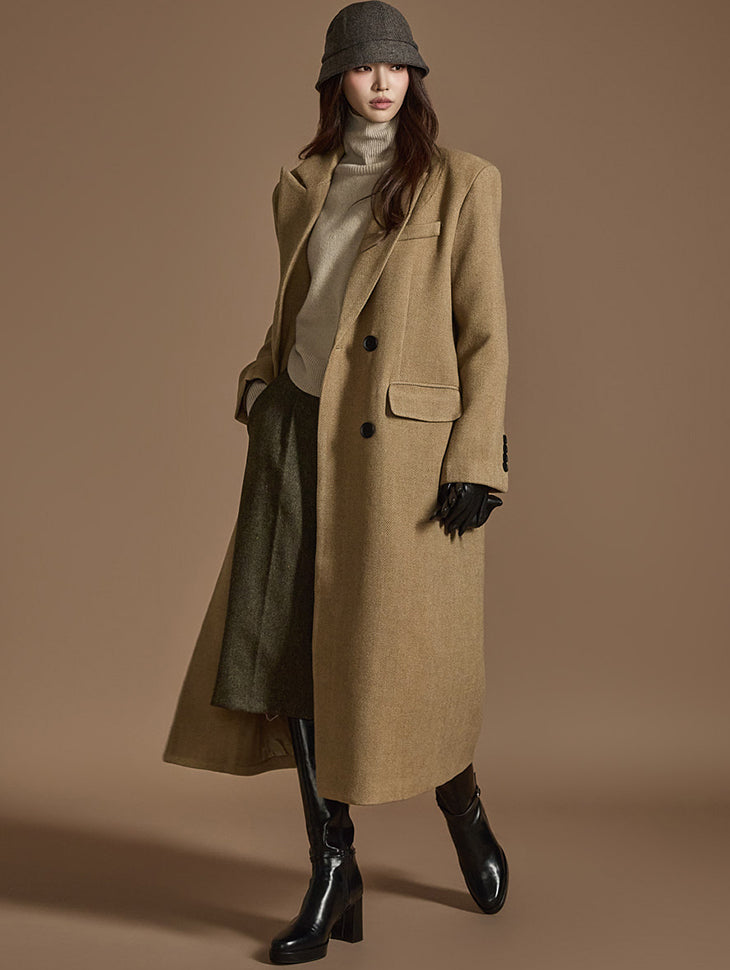 J2486 Herringbone Double Coat