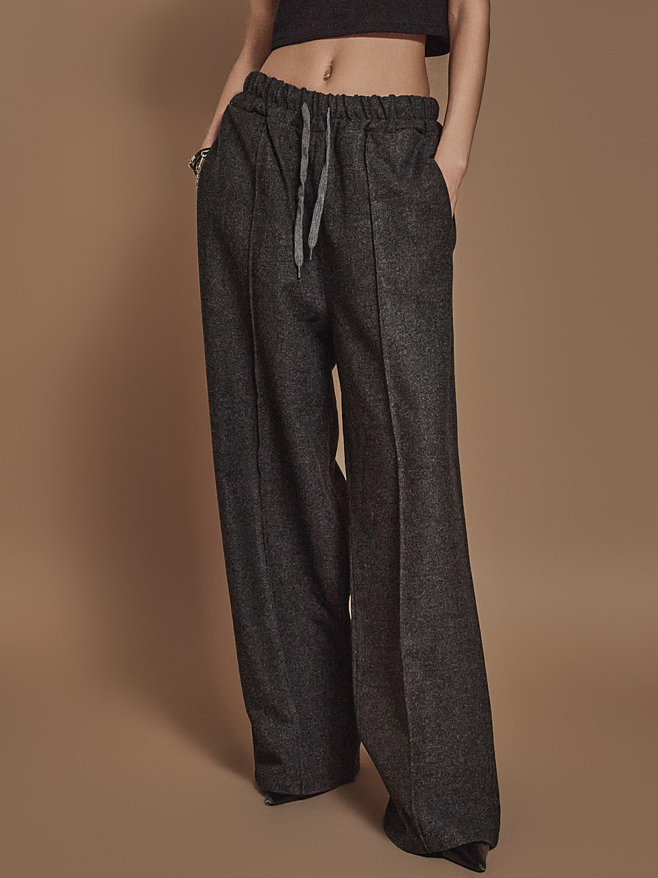 P3309 Pintuck sweat Pants