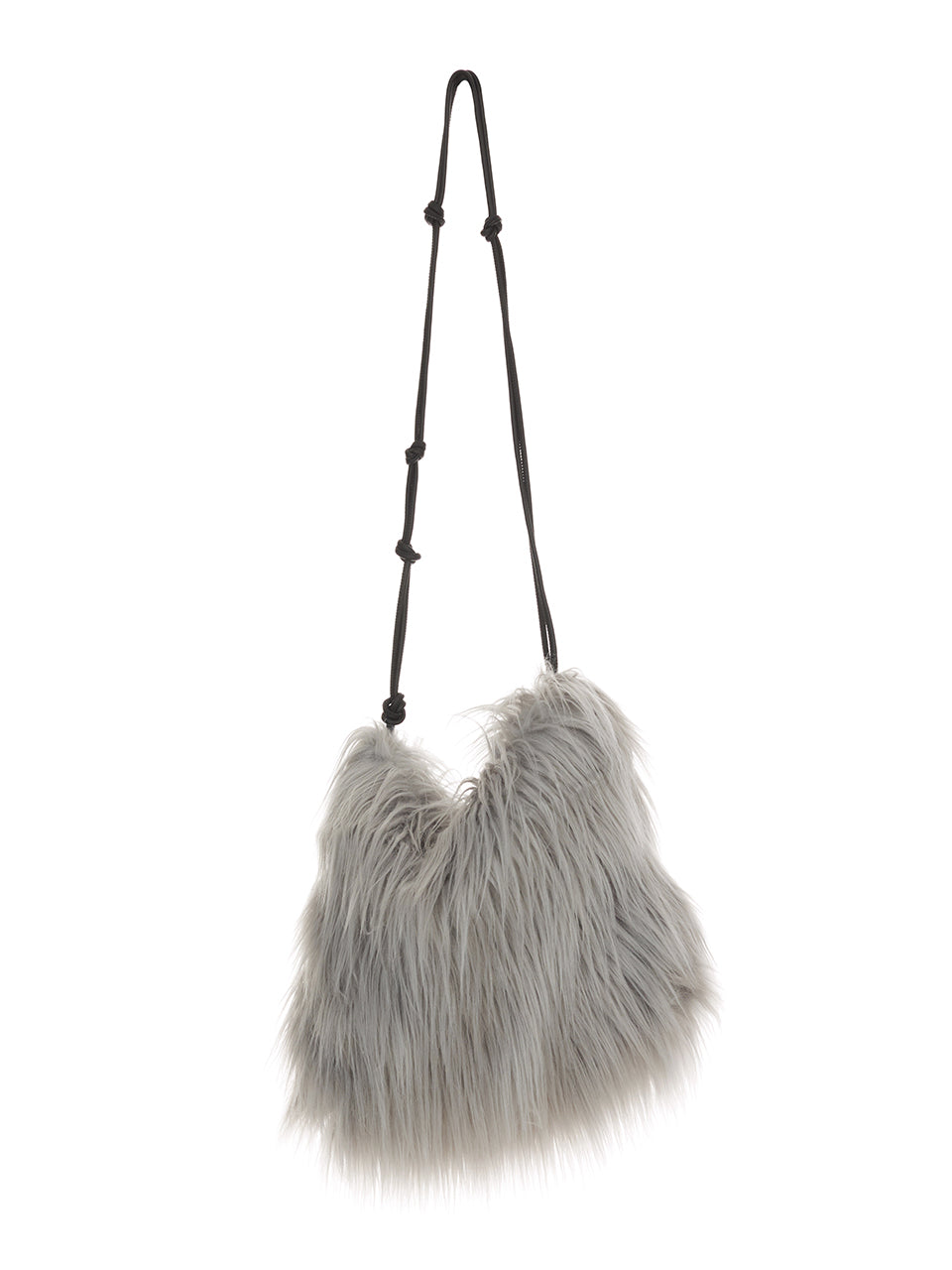 A-1641 Fringe Fur Cross Bag