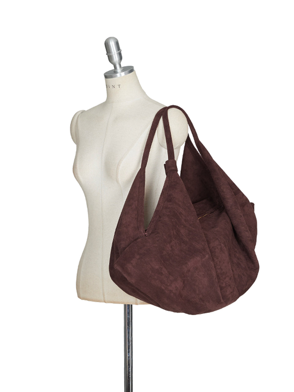 A-1630 Suede Big Shoulder Bag