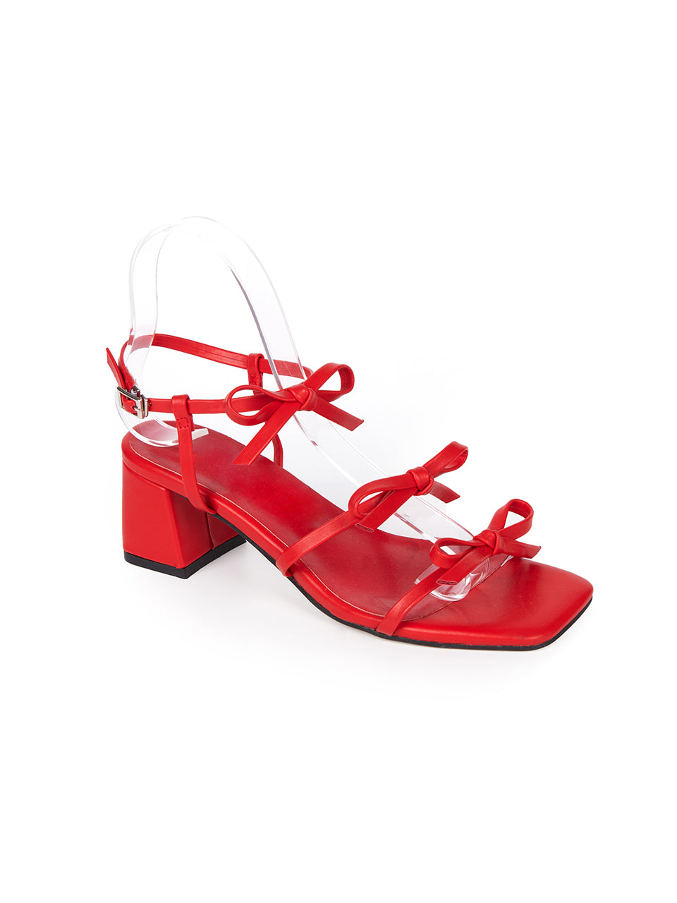 AR-3303 Ribbon Middle Heeled Sandals