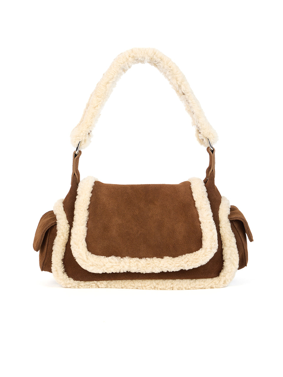 A-1647 Suede Shoulder Bag