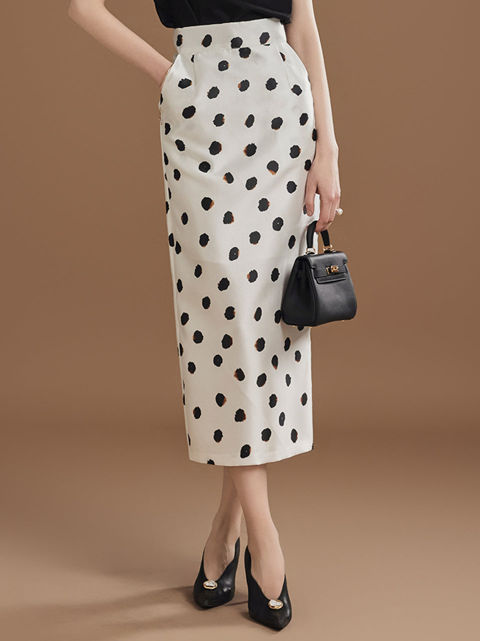 SK2724 Dotted Skirt