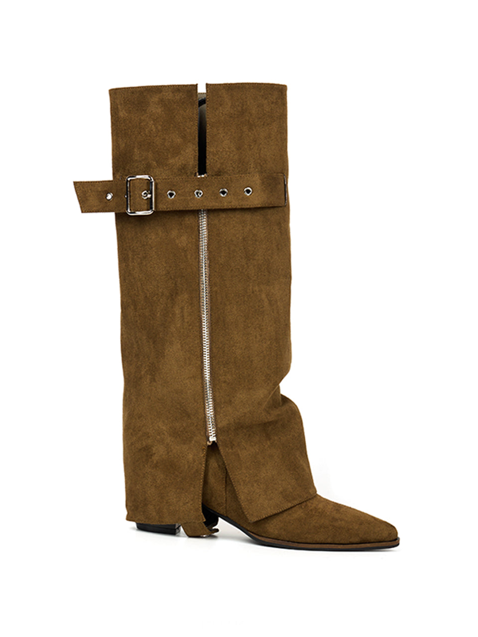 AR-3363 Belt Suede Boots