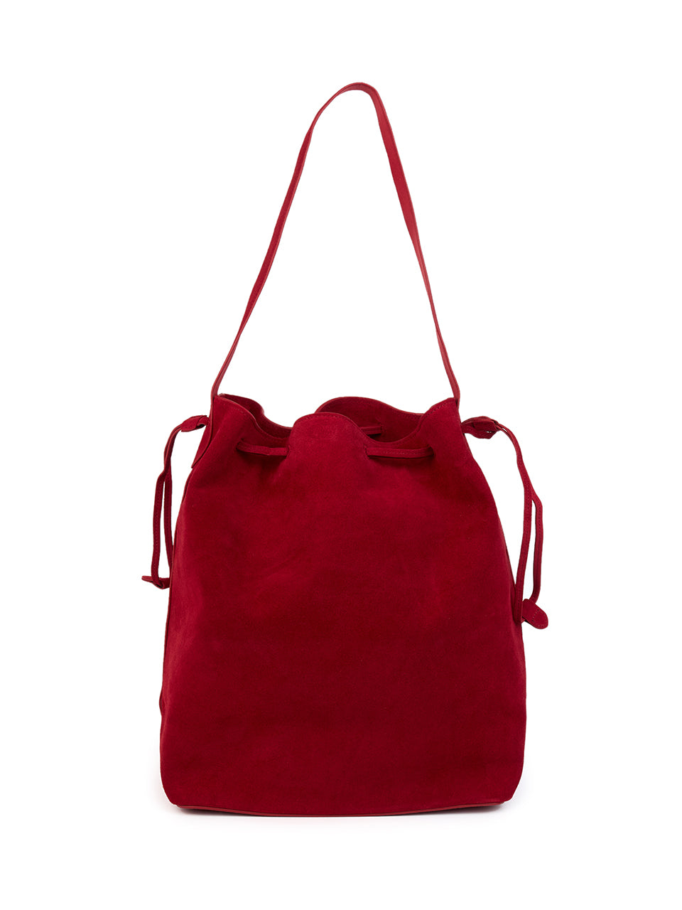 A-1653 Suede Bucket Bag