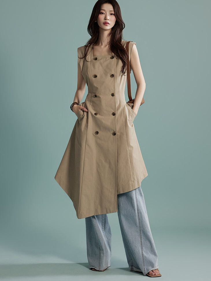 D4965 Trench Dress