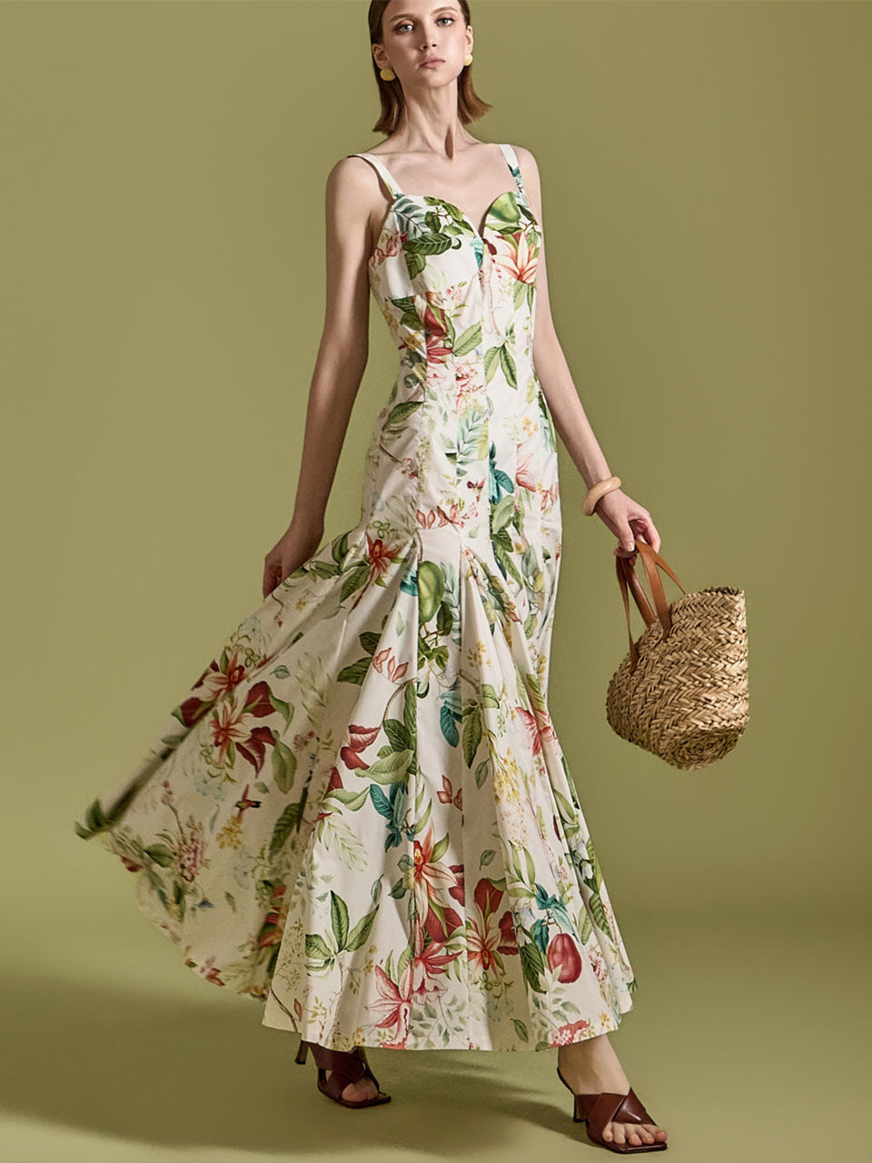 D9502 Tropical Dress
